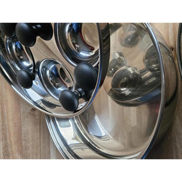 Norpro Stainless Steel 10.25" Egg Poacher & Skillet Set (#669) - 6 Cup - Picture 8 of 14